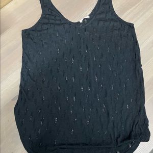 Soprano Black Tank Top Size XS